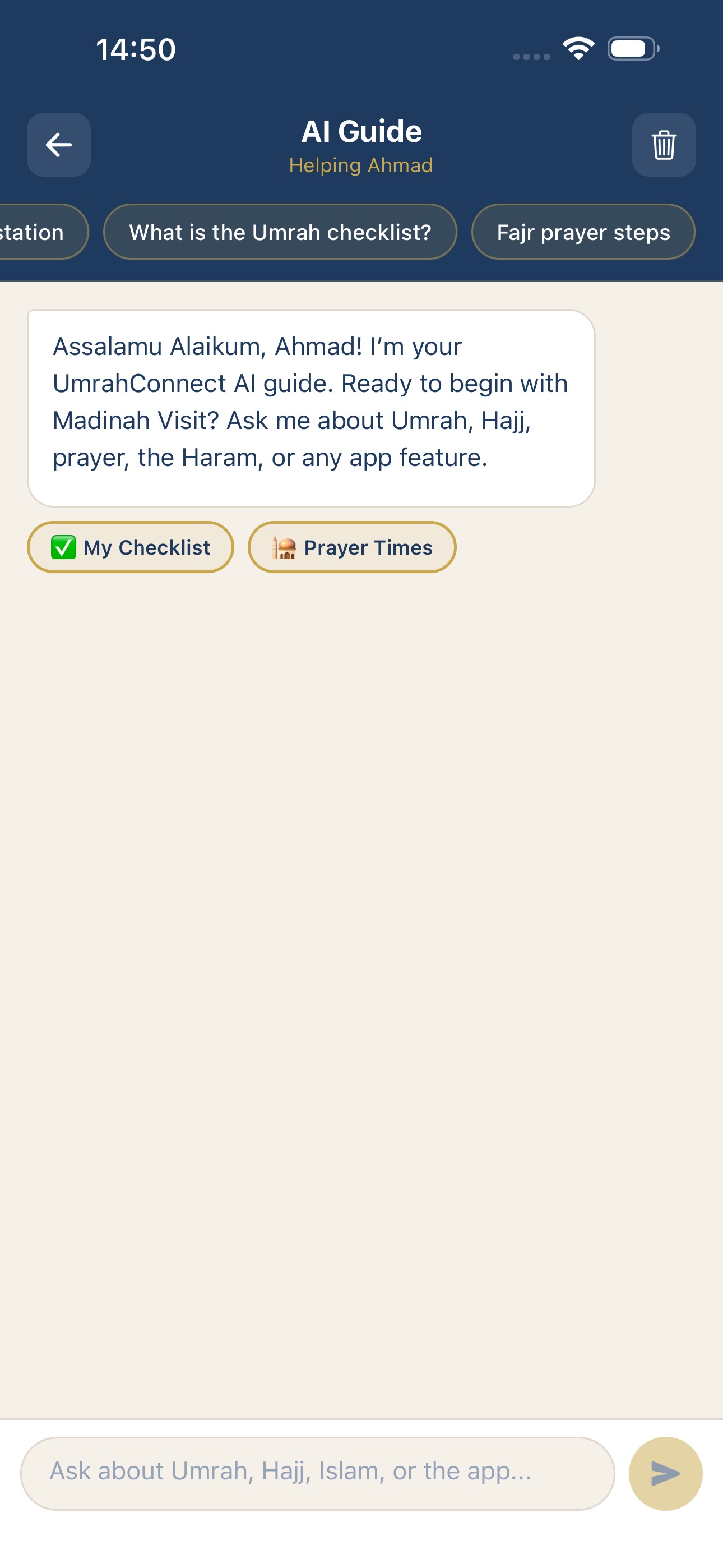 UmrahConnect AI Islamic Guide