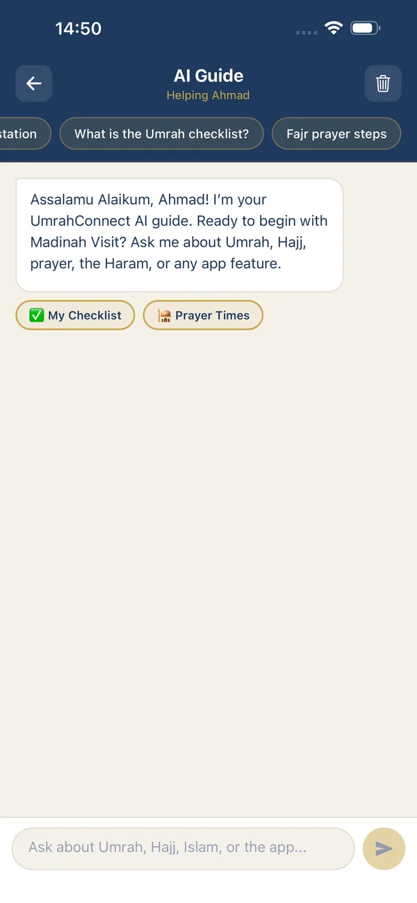 UmrahConnect AI Islamic Guide