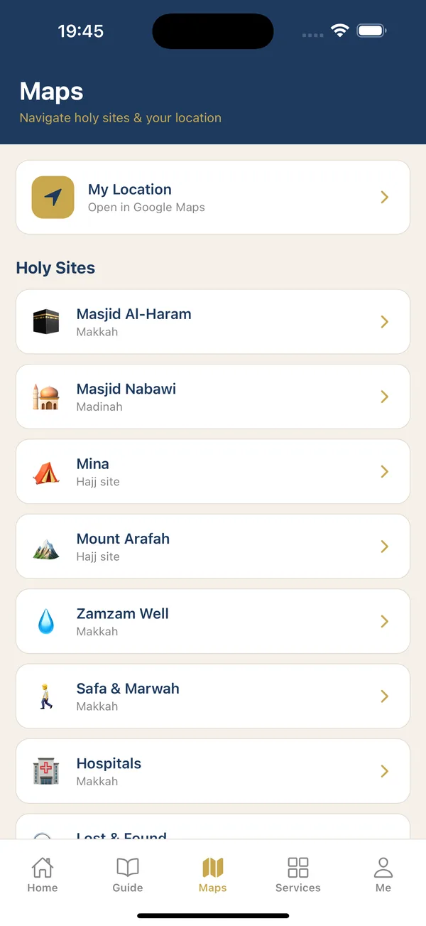 UmrahConnect Maps & Navigation
